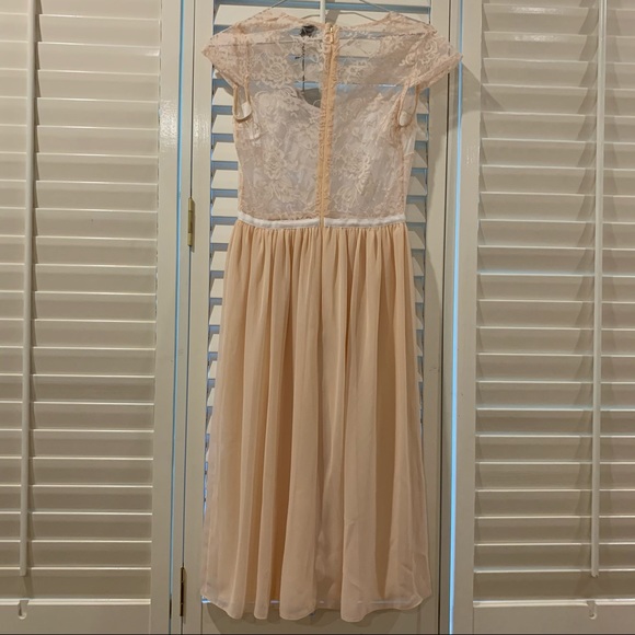 ASOS Scalloped Lace Midi Dress NWT - Picture 12 of 16